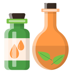 Ícone de óleos de massagem Desenho PNG