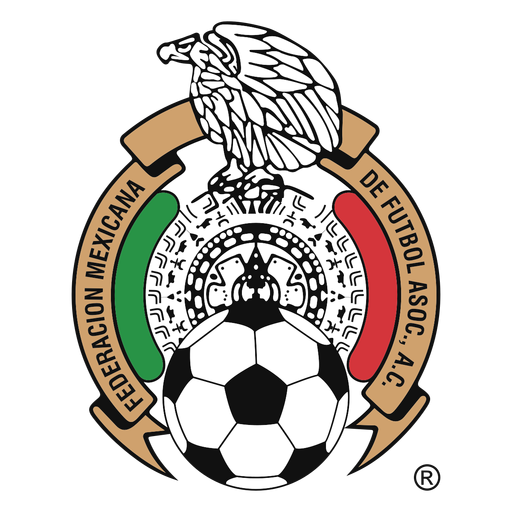 Logotipo da seleção mexicana de futebol Desenho PNG