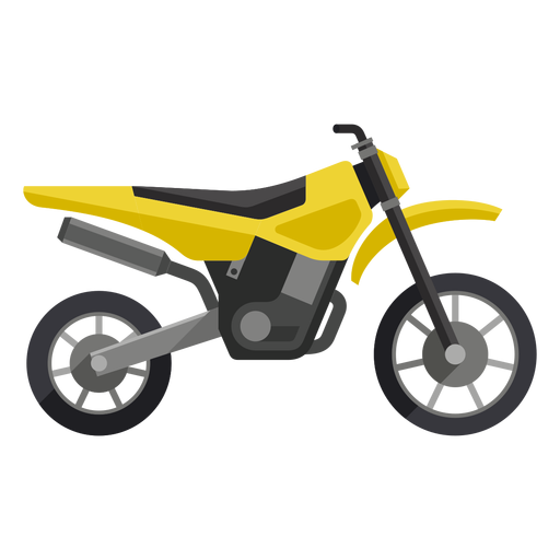 Icono de motocicleta todoterreno Diseño PNG