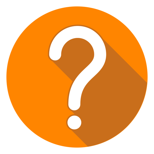 Download Orange circle question mark icon - Transparent PNG & SVG vector file