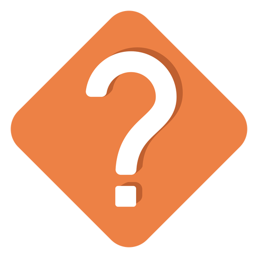 Orange square question mark icon Transparent PNG Orange square question mark icon Transparent PNG