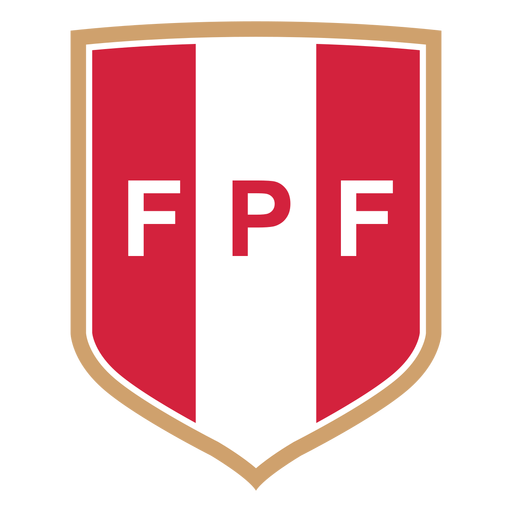 Logotipo del equipo de fútbol de Perú Diseño PNG