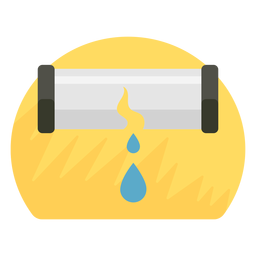 Icono de explosión de tubería Diseño PNG