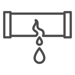 Icono de trazo de explosión de tubería Diseño PNG