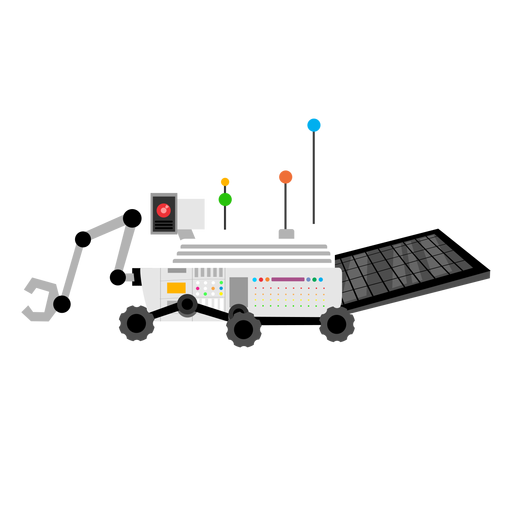 Icono de rover planetario Diseño PNG