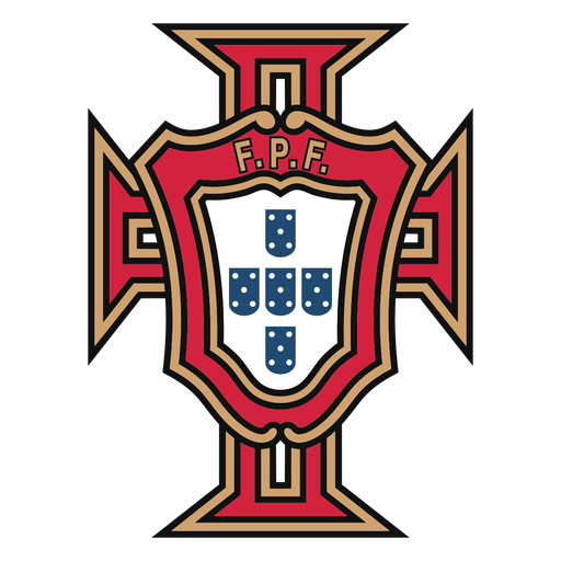 Logotipo del equipo de fútbol de Portugal Diseño PNG