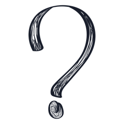 Question mark drawing Transparent PNG