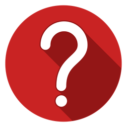 Red circle question mark icon PNG Design Transparent PNG