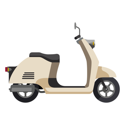 Ícone de moto scooter retrô Desenho PNG