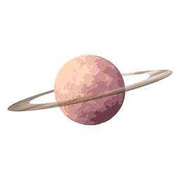 Saturn planet icon Transparent PNG