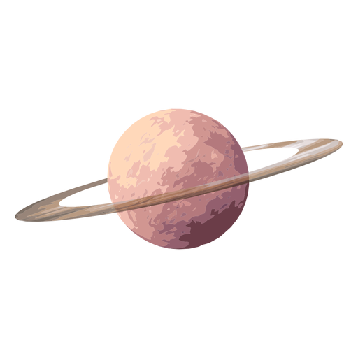 Saturn Planet Symbol PNG-Design