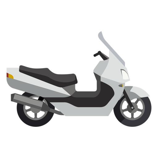 Desenho de motocicleta de scooter