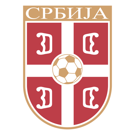 Logótipo da equipa de futebol da Sérvia Desenho PNG