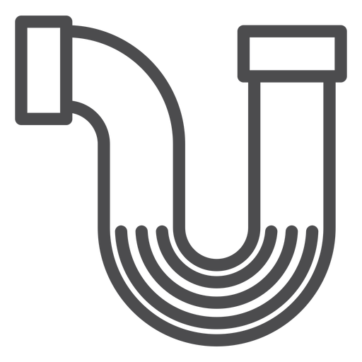 Sinkrohrhub-Symbol PNG-Design