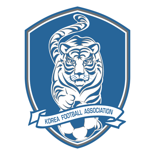Logotipo del equipo de fútbol de Corea del Sur Diseño PNG