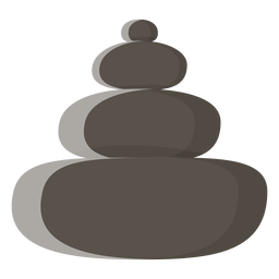 Ícone de pedras de spa Desenho PNG