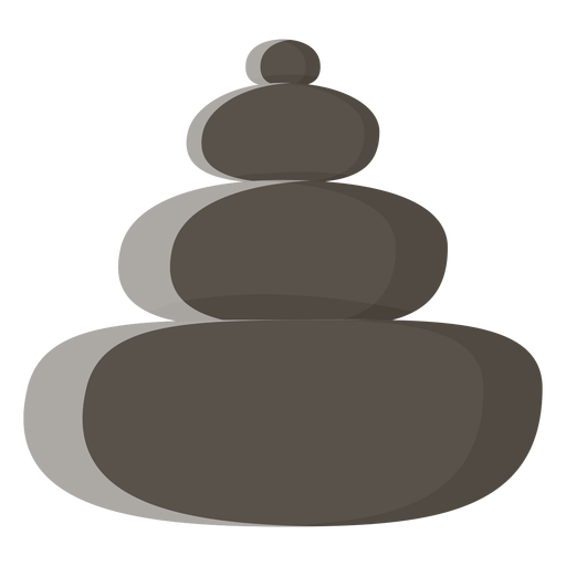 Icono de piedras de spa Diseño PNG