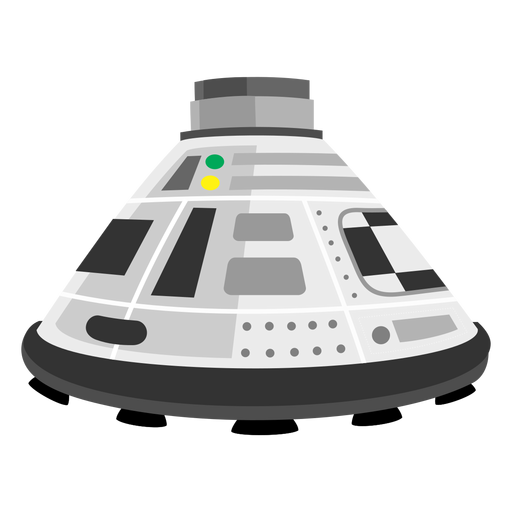 Raumkapsel-Symbol PNG-Design