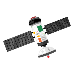 Space probe icon PNG Design