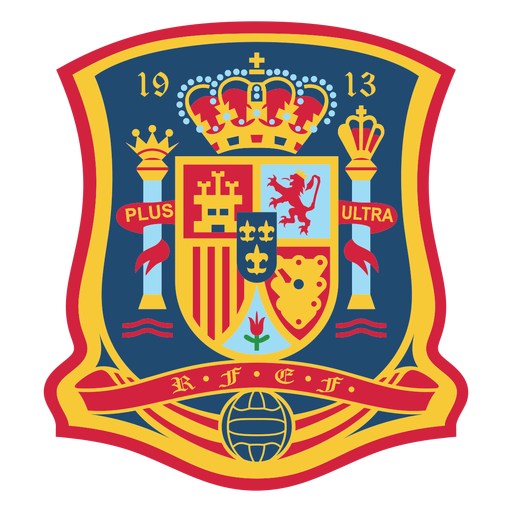 Logo do time de futebol da Espanha Desenho PNG