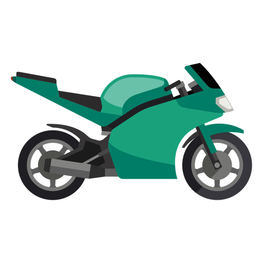 Sport motorcycle icon PNG Design