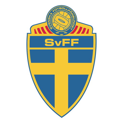 Logotipo del equipo de fútbol de Suecia Diseño PNG