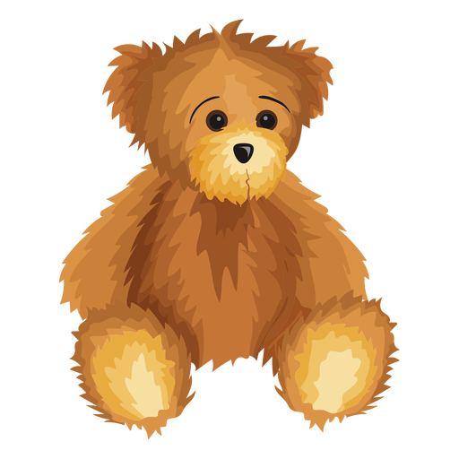 Ilustración de oso de peluche Diseño PNG