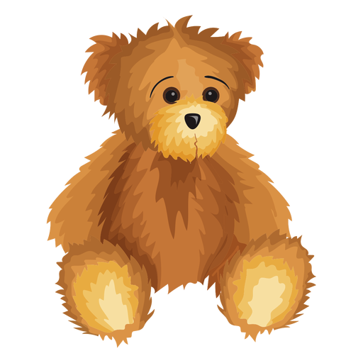 Ilustraci?n de oso de peluche Diseño PNG