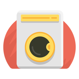 Waschmaschine Symbol Sanitär PNG-Design