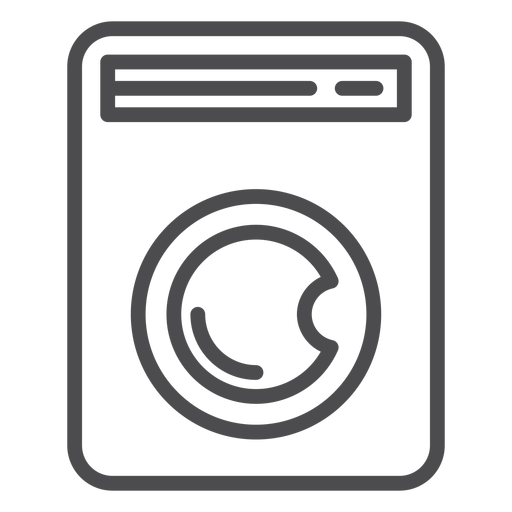 Ícone de traçado da máquina de lavar roupa encanamento Desenho PNG