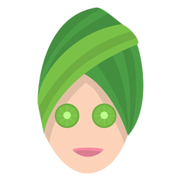 Frauen-Spa-Therapieikone PNG-Design