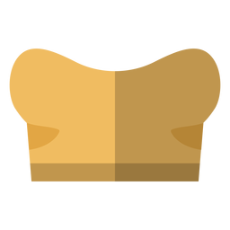 Icono de sujetador bandeau de mujer Diseño PNG
