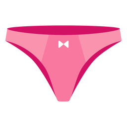 Pink stroke bikini underwear - Transparent PNG & SVG vector file