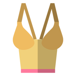 Ícone de sutiã feminino Desenho PNG