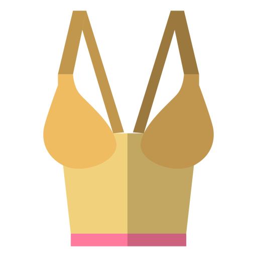 Icono de sujetador bustier de mujer Diseño PNG