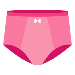 Lingerie briefs, underpants. Female vector template isolated on a