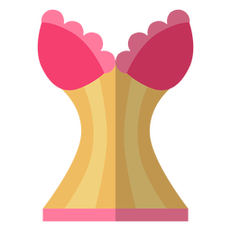 Women corset icon