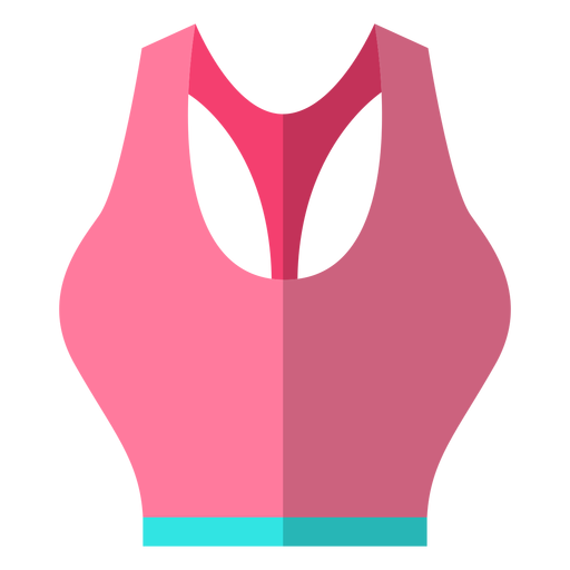 Icono de sujetador deportivo de mujer