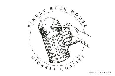 Beer house logo design Beer house logo design