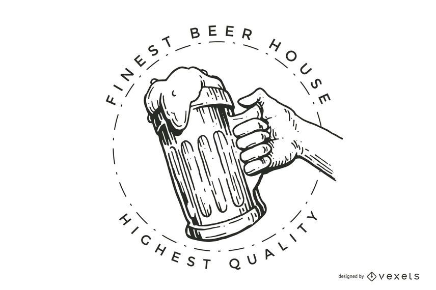 Beer house logo design Beer house logo design