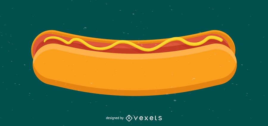 Hot dog sausage illustration Hot dog sausage illustration