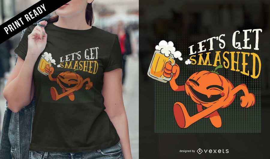 Pumpkin beer t-shirt design Pumpkin beer t-shirt design