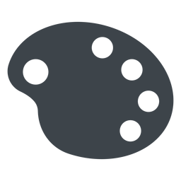 Drawing palette flat school icon PNG Design