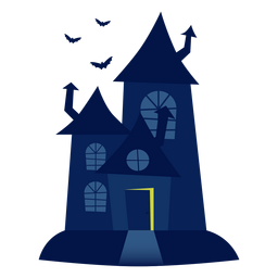 Haunted House Illustration PNG & SVG Design For T-Shirts