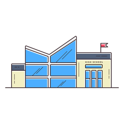 Classical School Building Stroke Icon Transparent Png Svg Vector File