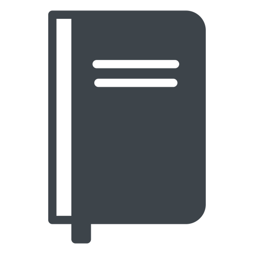 Notebook flat school icon PNG Design