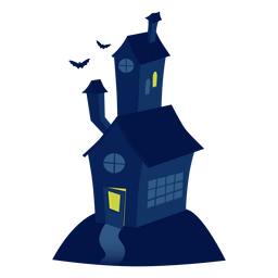 Ilustração de casa assustadora Desenho PNG