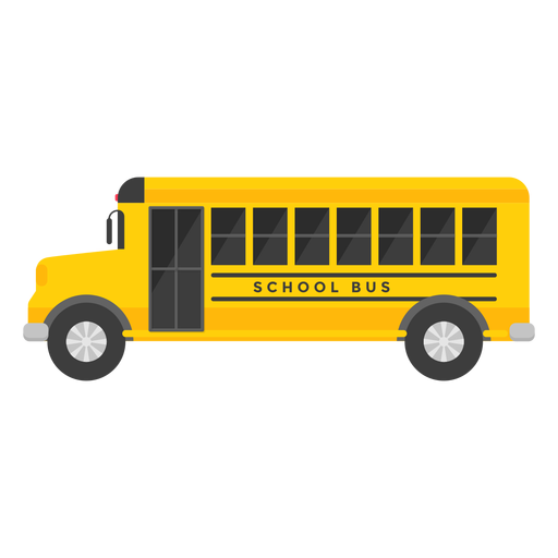 Schulbus Fahrzeug Illustration PNG-Design