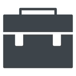 Icono plano mochila escolar Diseño PNG