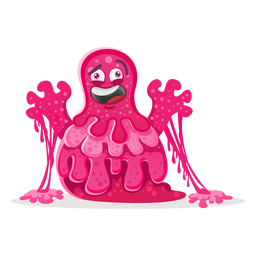 Ilustração de monstro de lama Desenho PNG